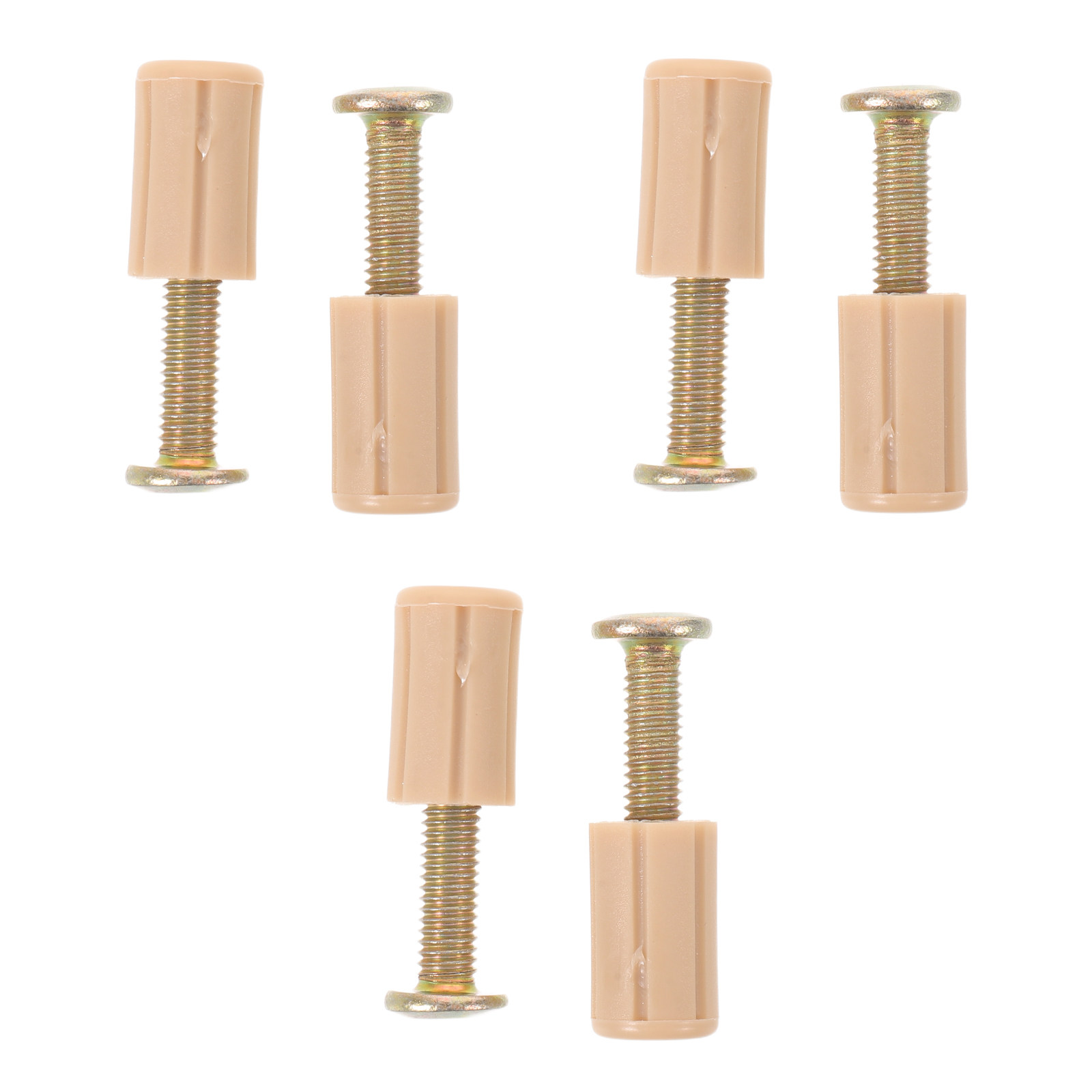 Furniture Hardware For Bed - ชุด 6 ชิ้น อุปกรณ์ยึดฐานเตียงเด็ก อะไหล่เปลี่ยนสำหรับฐานที่นอนเด็ก พร้อมปลอกพลาสติก