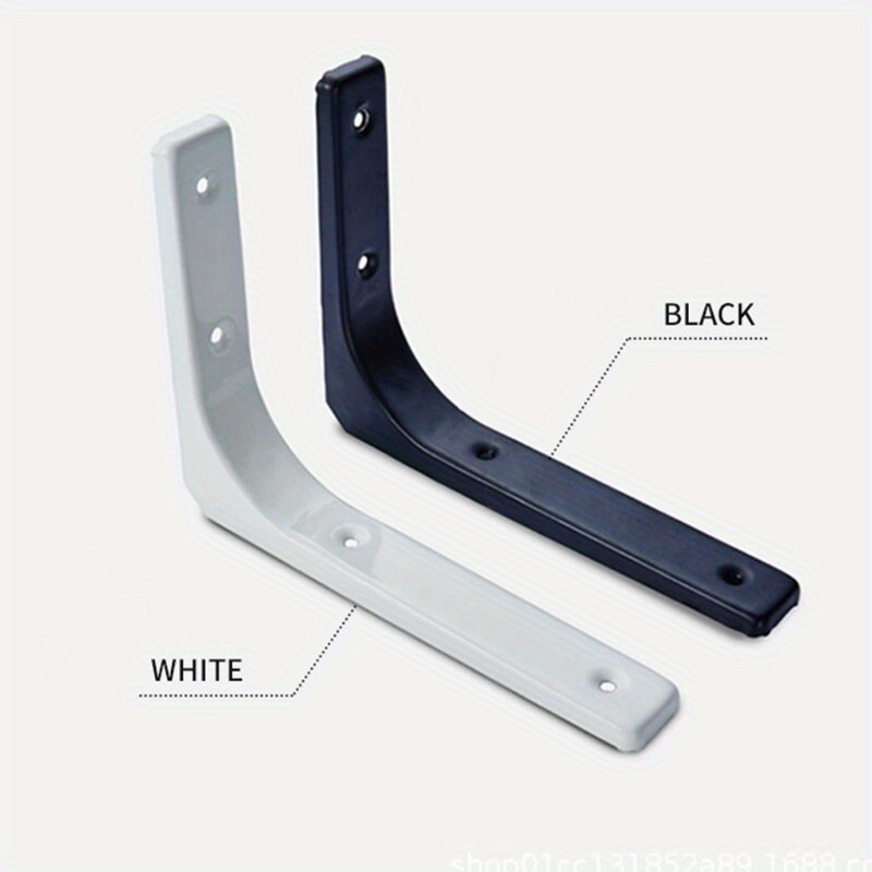 Corner Bracket Angle - ขายึดชั้นวางเหล็กแบบหนา 2 ชิ้น - ตัวรองรับมุมฉากสำหรับเฟอร์นิเจอร์ติดผนัง, อุปกรณ์ตกแต่งสไตล์อินดัสเทรียล