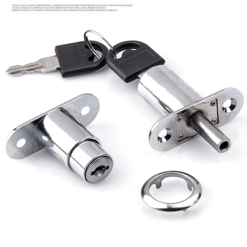 Furniture Hardware Locks - กุญแจล็อคทรงกระบอกแบบใช้ได้จริง ขนาด 22/32 มม. สำหรับประตูบานเลื่อน ตู้เสื้อผ้า