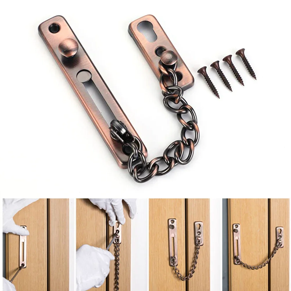Furniture Hardware Fitting - โซ่ประตูล็อคประตูล็อค Bolt CHAIN เด็กความปลอดภัย Home LATCH