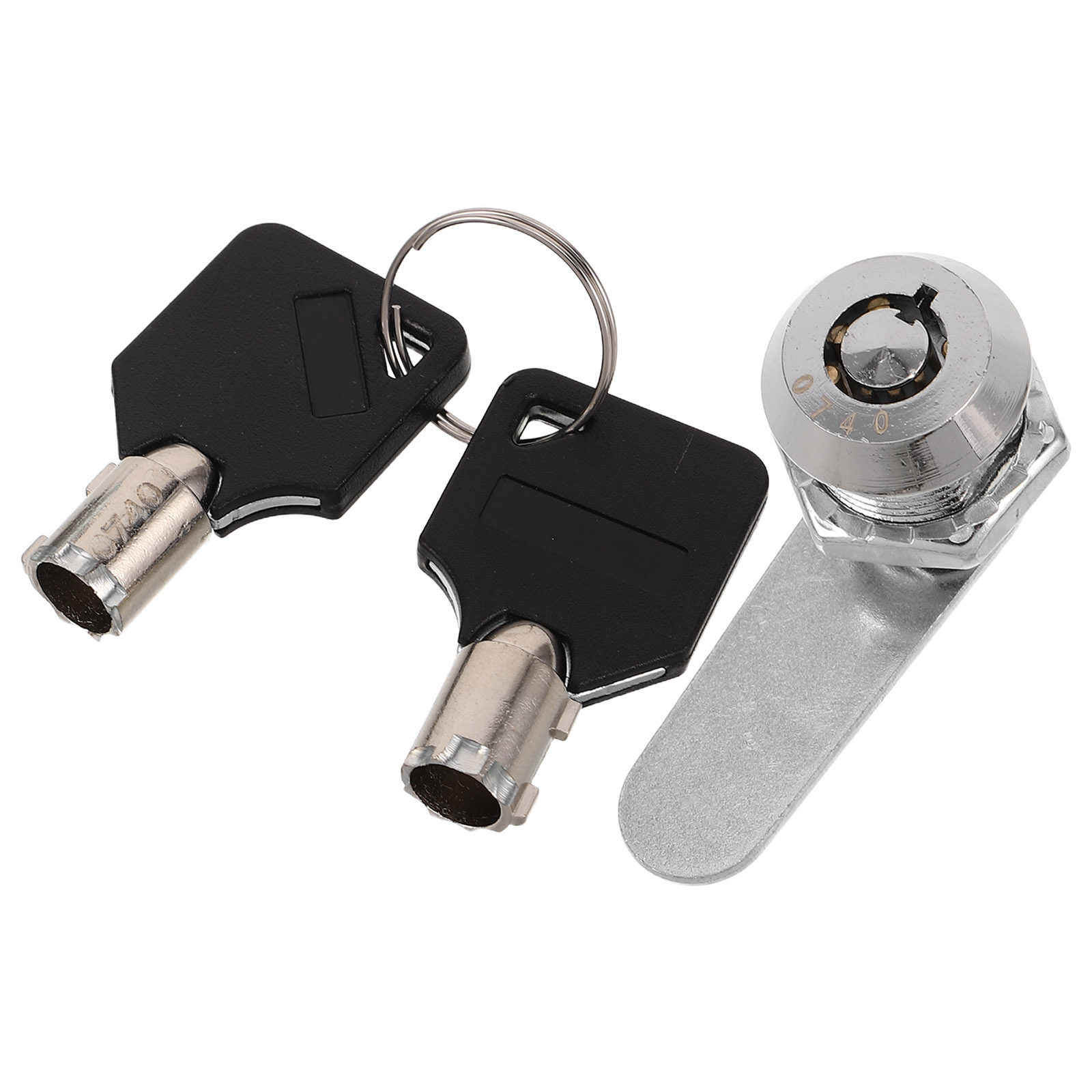 Furniture Hardware Locks - ชุดล็อคแบบลูกบิดทำจากโลหะผสมสังกะสี 1 ชุด สำหรับเปลี่ยนล็อคตู้ ขนาด 16