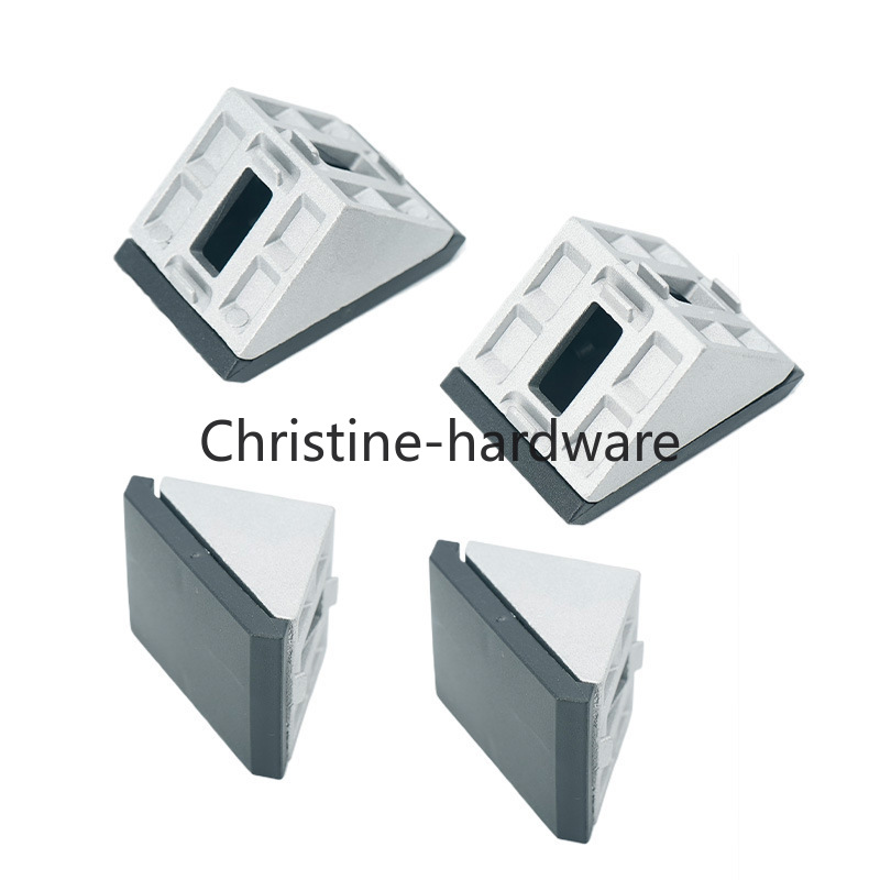Corner Bracket Angle - ข้อต่อมุมอะลูมิเนียมสีดำ 10 ชิ้น รุ่น 2020 3030