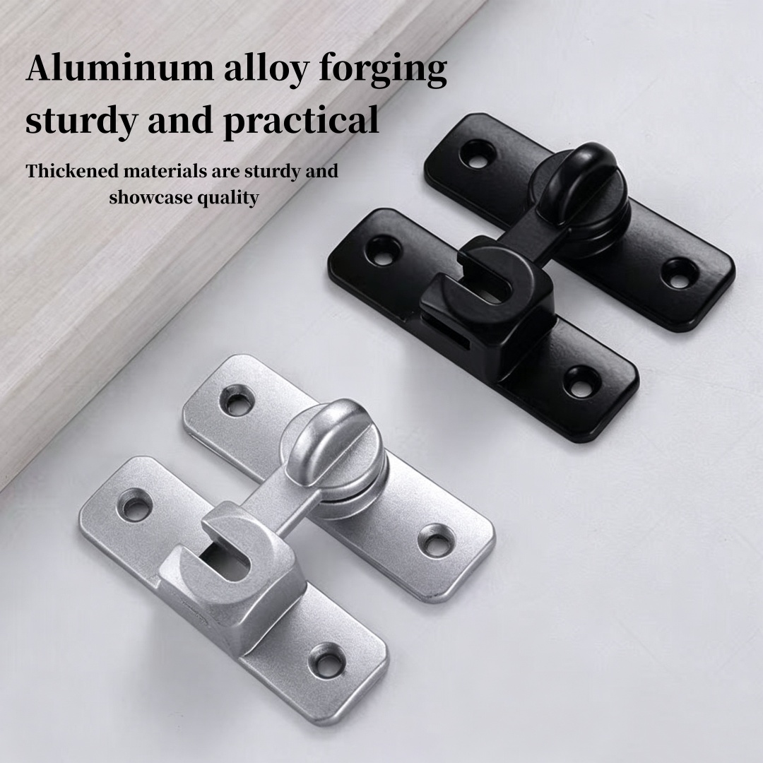 Furniture Sliding Door Hardware - ล็อคประตูบานเลื่อนแบบพับได้ 90/180 องศา, ล็อคประตูเพื่อความปลอดภัย, ล็อคแบบพับสำหรับโรงนา, สวน,