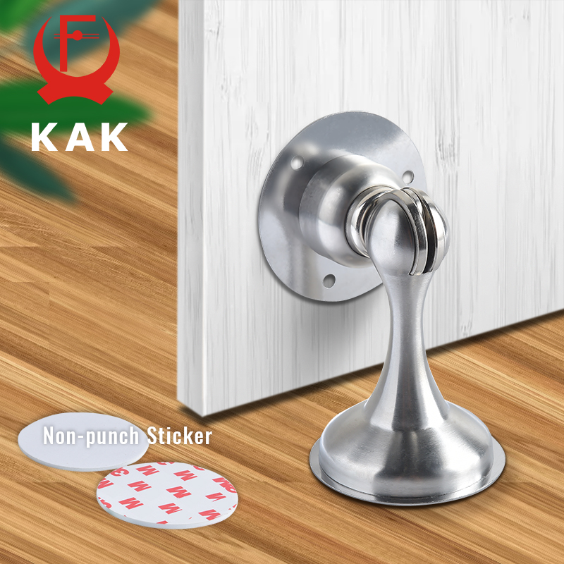 Magnetic Catch Door - KAK ที่กั้นประตูแม่เหล็กสแตนเลส ที่กั้นประตูแบบไม่ต้องเจาะติดผนัง ที่ยึดประตูแบบตั้งพื้น ที่ยึดประตูกันลม อุปกรณ์ประตูกันลม