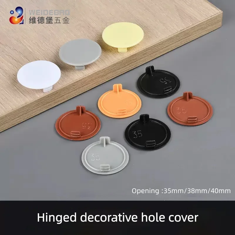 ฝาครอบบานพับพลาสติกทรงกลม ขนาด - Furniture Hardware Fitting บทวิจารณ์และราคา