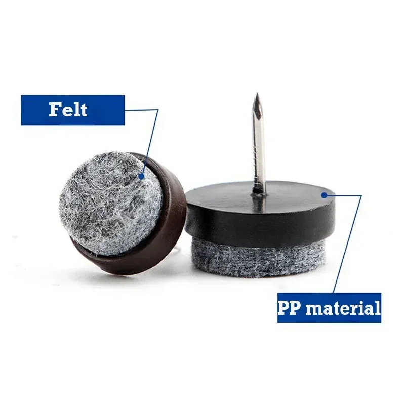 30Pcs 14-28มม.พลาสติก Felt เล็ - Furniture Hardware For Bed บทวิจารณ์และราคา