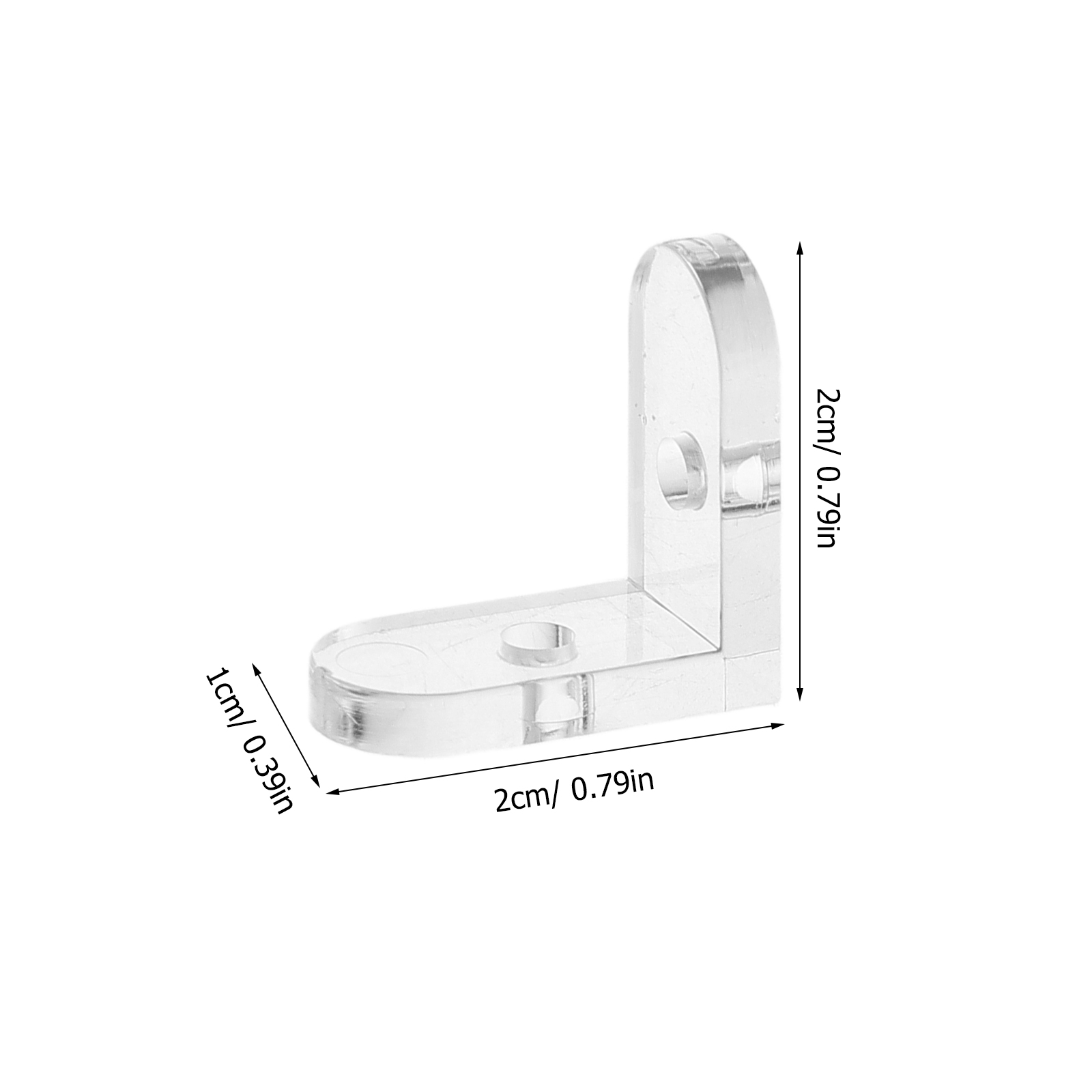 15 ชิ้นโปร่งใสมุมอะคริลิคมุมตั - Corner Bracket Angle บทวิจารณ์และราคา