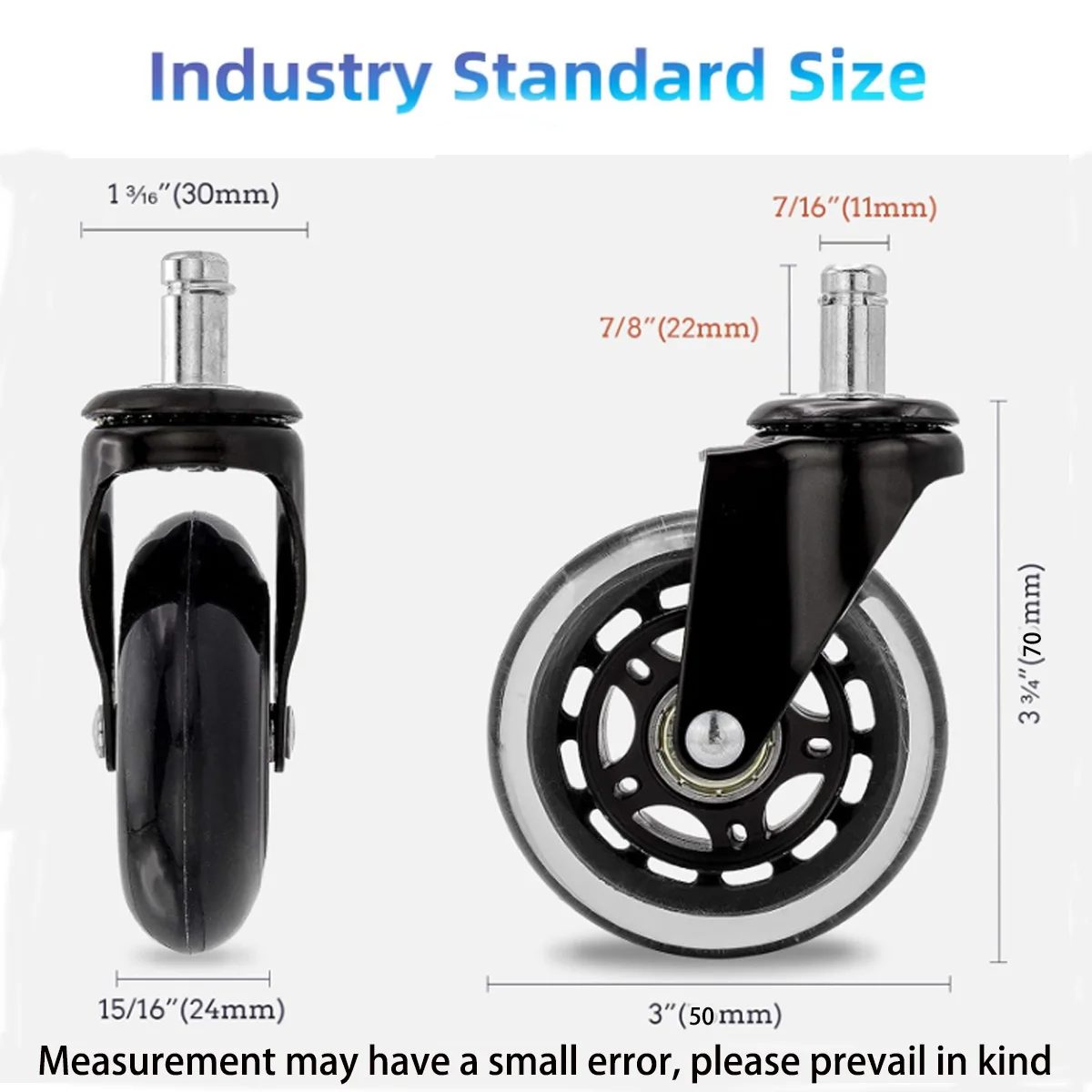 ล้อเลื่อนเก้าอี้สำนักงาน 5 ชิ้ - Furniture Hardware Replacement บทวิจารณ์และราคา