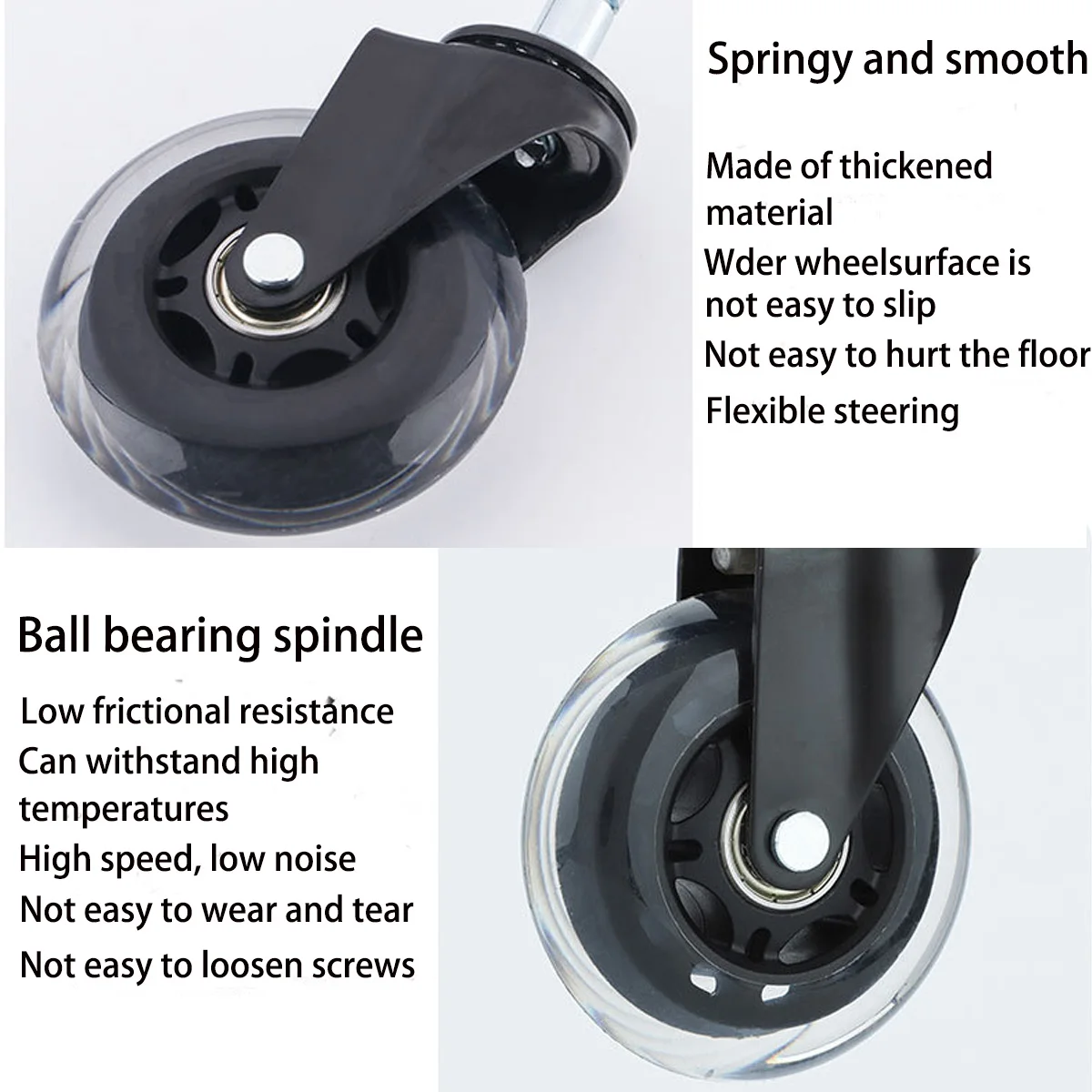 ล้อเลื่อนเก้าอี้สำนักงาน 5 ชิ้ - Furniture Hardware Replacement บทวิจารณ์และราคา