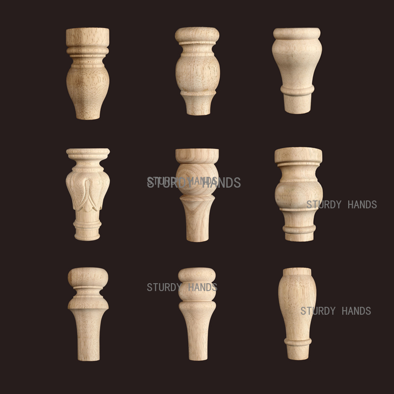 ขาโต๊ะไม้เนื้อแข็งทรงกลม 1 ชิ้ - Furniture Hardware Replacement บทวิจารณ์และราคา