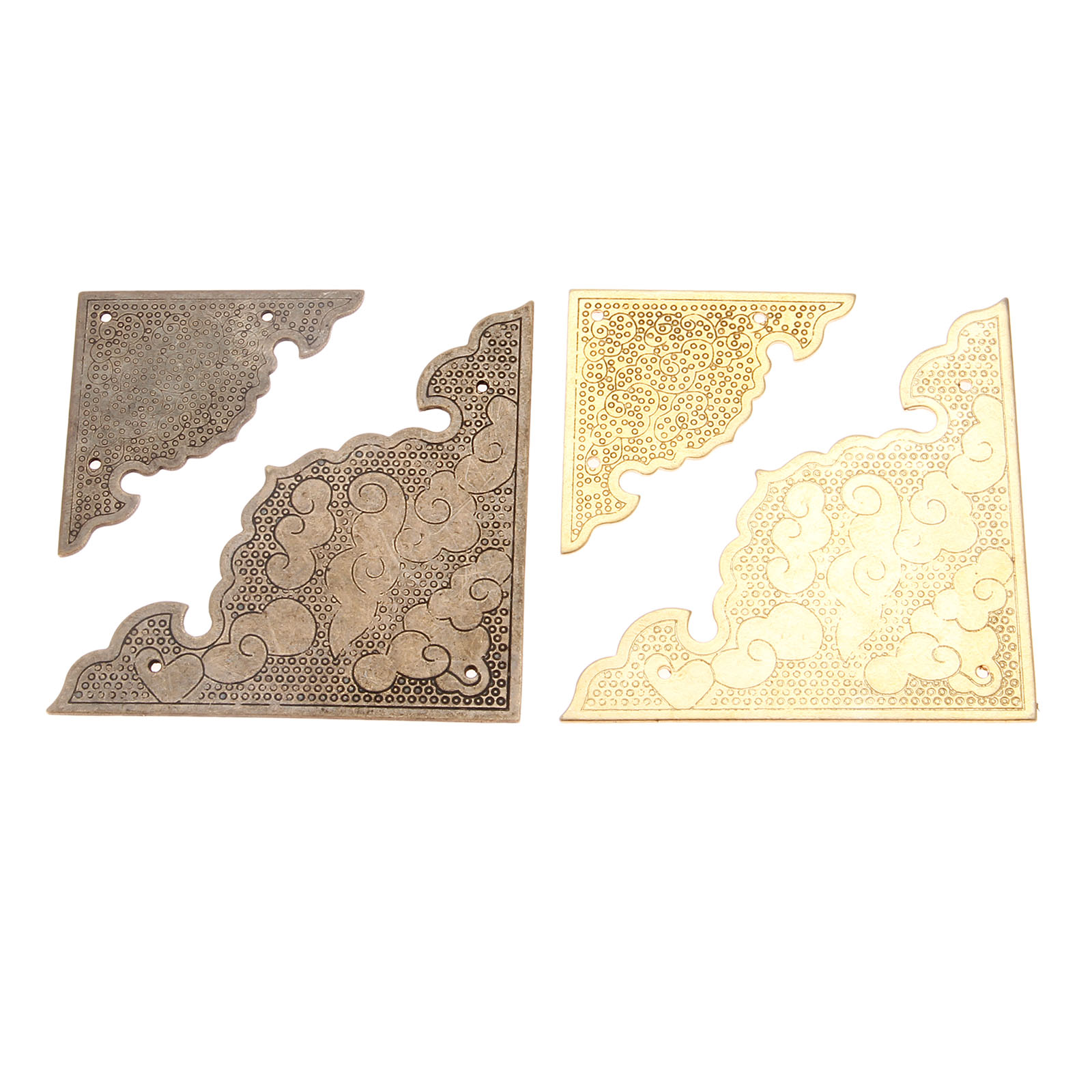 2Pcs Antique Bronze/ทองเหลืองท - Corner Bracket Angle บทวิจารณ์และราคา