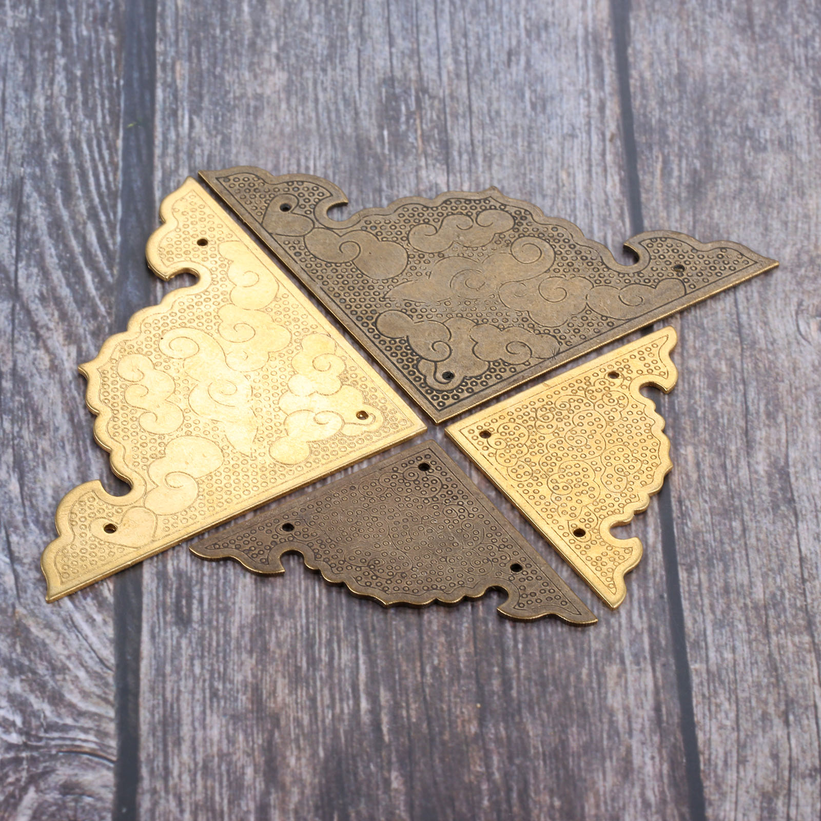 2Pcs Antique Bronze/ทองเหลืองท - Corner Bracket Angle บทวิจารณ์และราคา