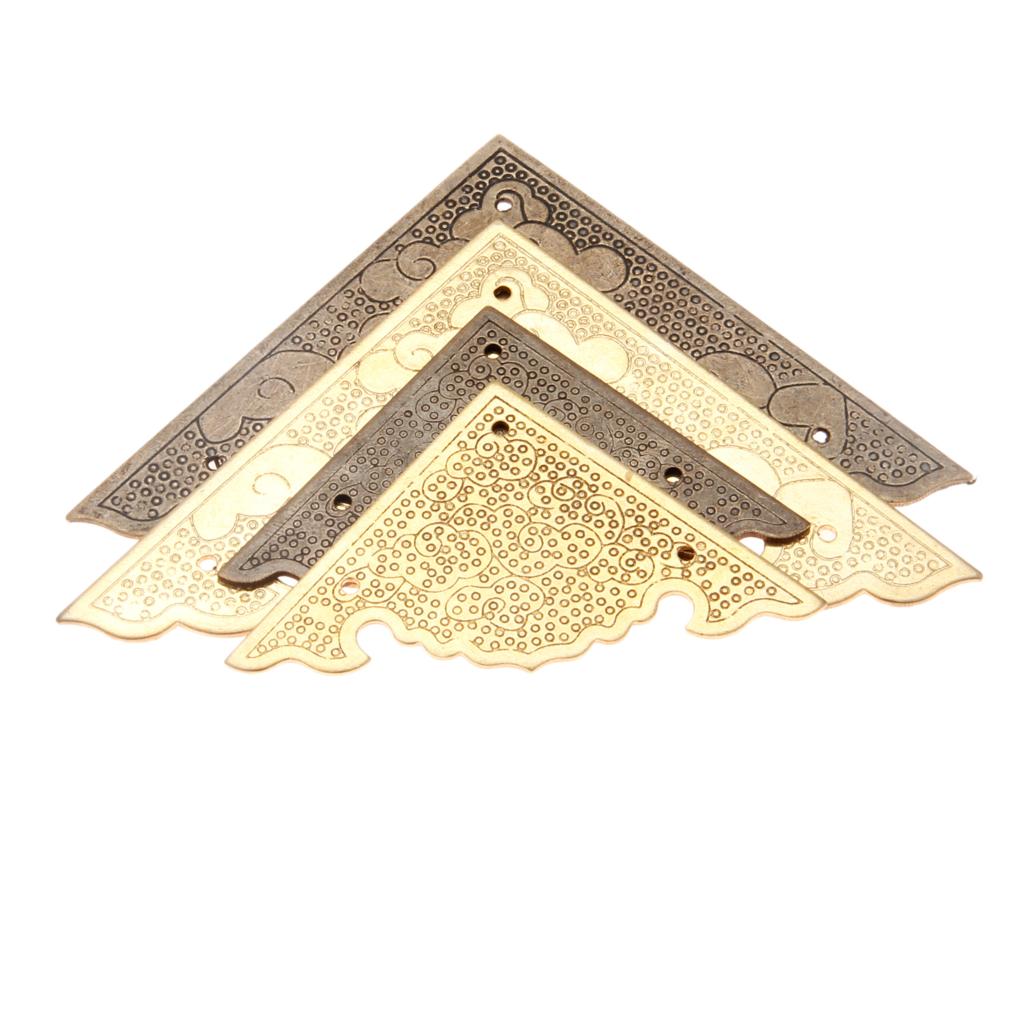 2Pcs Antique Bronze/ทองเหลืองท - Corner Bracket Angle บทวิจารณ์และราคา
