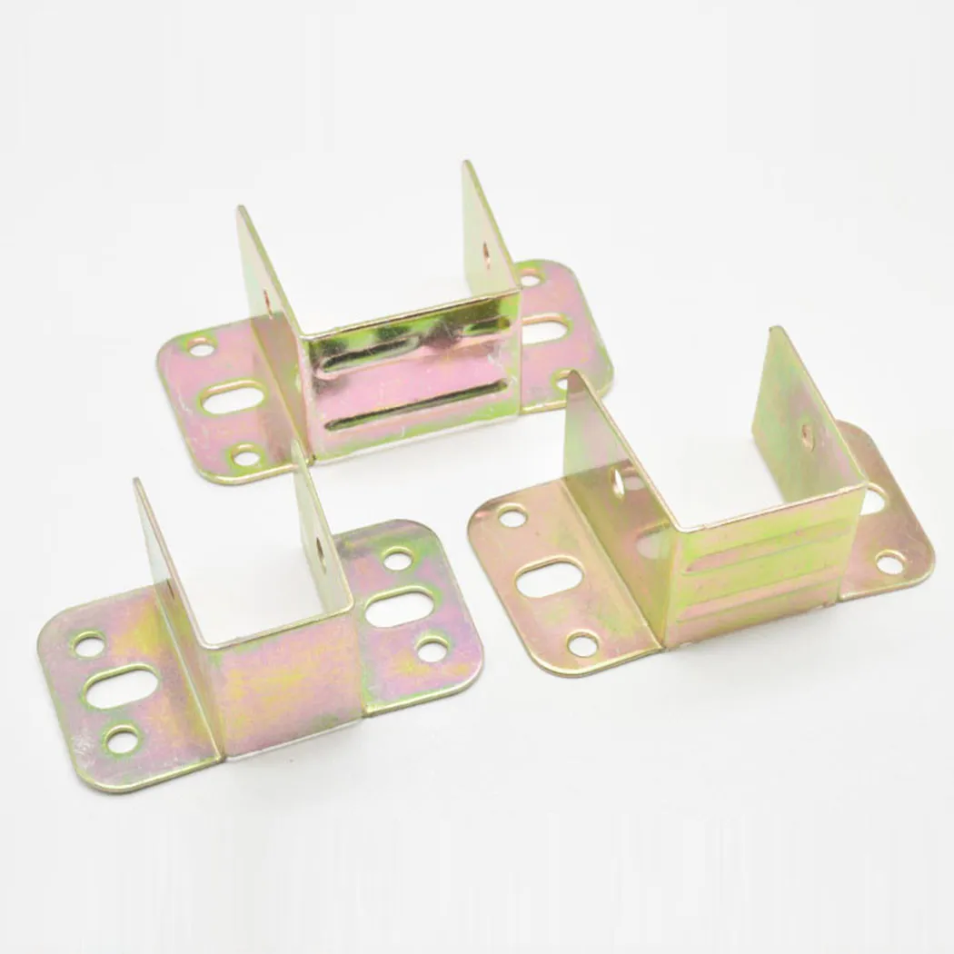 2pcs U รูปโลหะวงเล็บเตียงเตียง - Furniture Hardware For Bed บทวิจารณ์และราคา