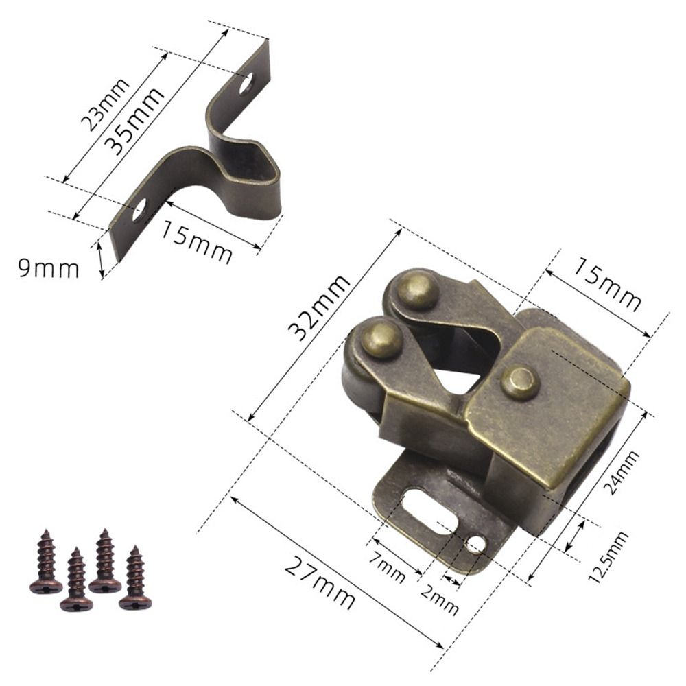 ตัวล็อคตู้แม่เหล็กสีทองแดงโบรา - Magnetic Catch Door บทวิจารณ์และราคา