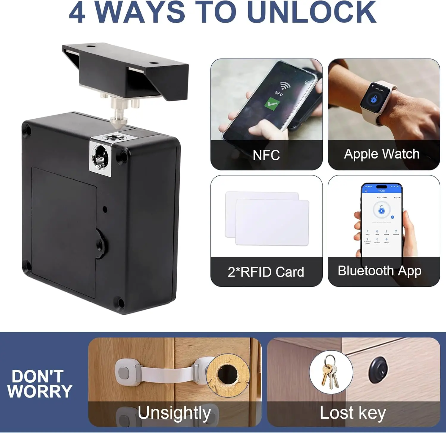 ล็อกเกอร์อัจฉริยะ NFC สำหรับโท - Furniture Hardware Locks บทวิจารณ์และราคา