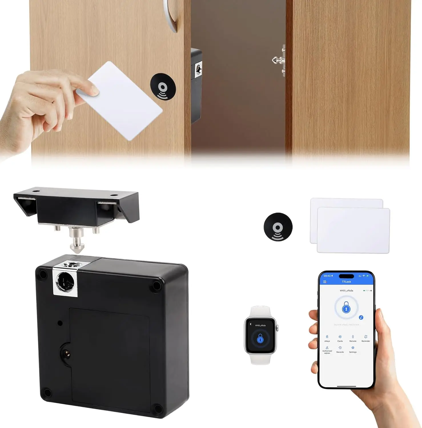 ล็อกเกอร์อัจฉริยะ NFC สำหรับโท - Furniture Hardware Locks บทวิจารณ์และราคา