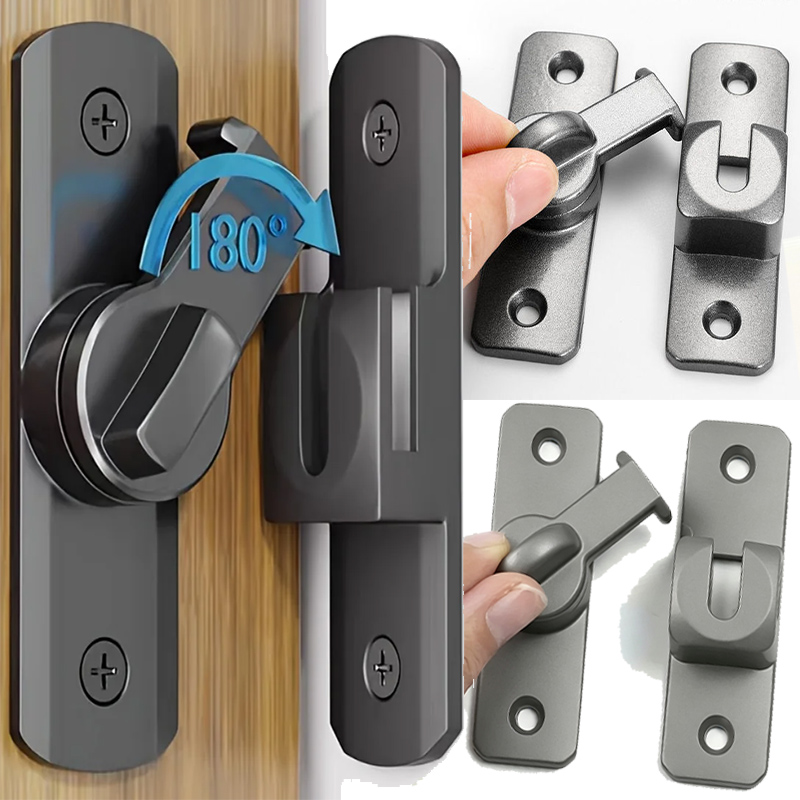 90/180 °   ตัวล็อคประตูแบบหมุน - Furniture Sliding Door Hardware บทวิจารณ์และราคา