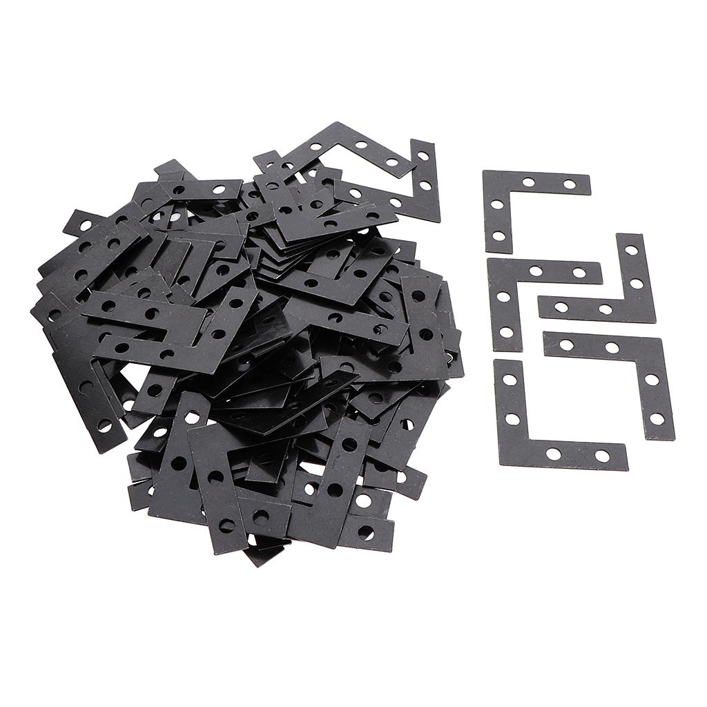 แผ่นเหล็กฉากยึดมุมสีดำ สำหรับร - Corner Bracket Angle บทวิจารณ์และราคา