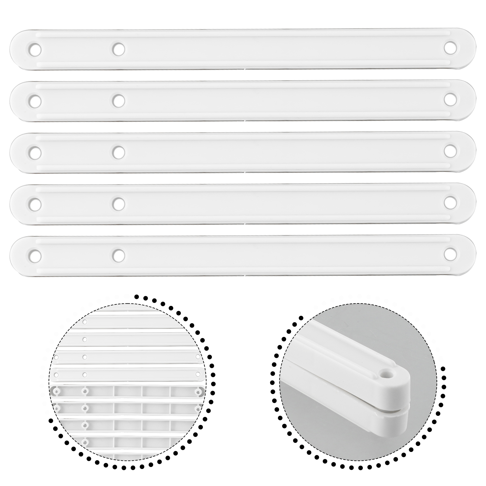 10pcs วาดรางพลาสติกลิ้นชักสไลด - Furniture Hardware Replacement บทวิจารณ์และราคา