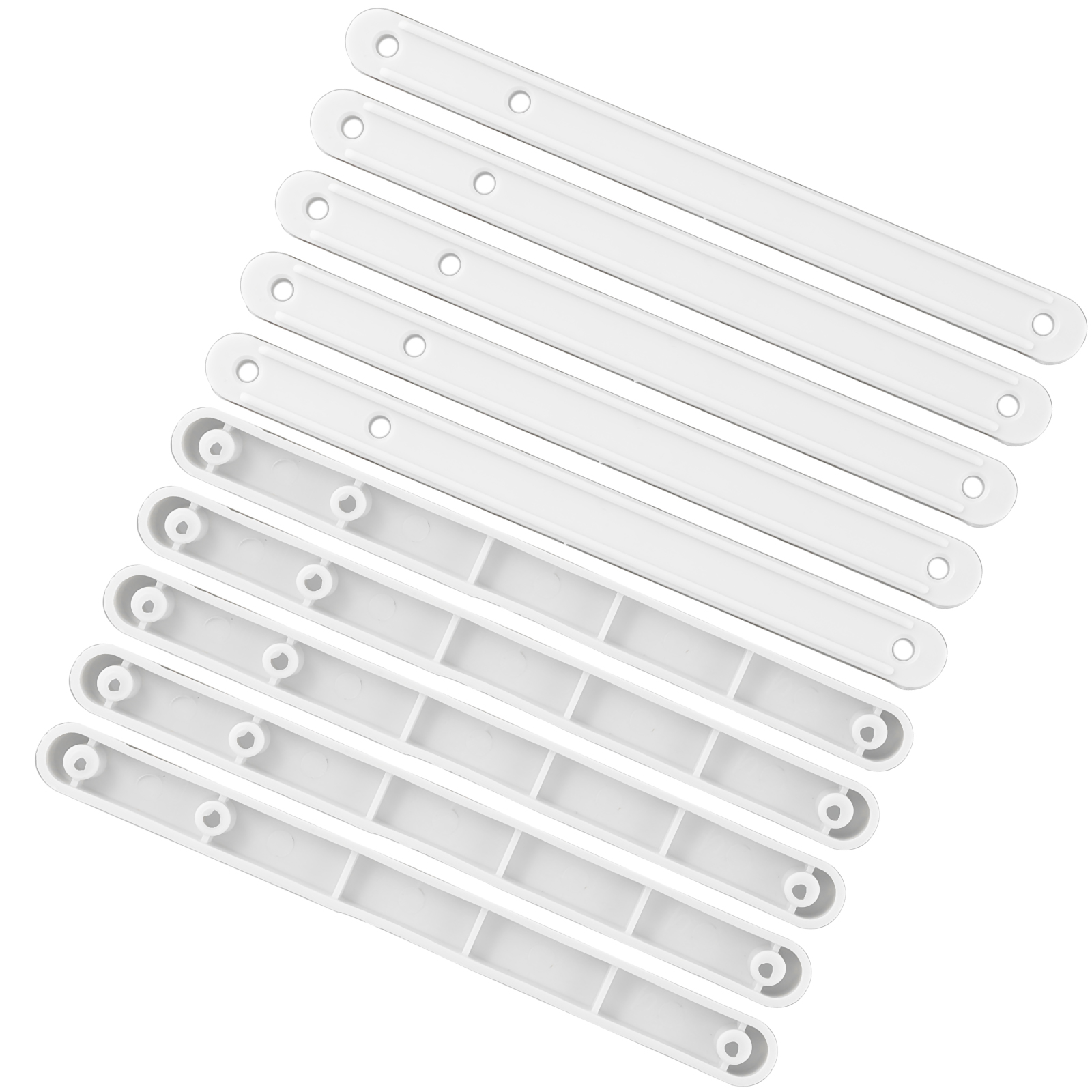 10pcs วาดรางพลาสติกลิ้นชักสไลด - Furniture Hardware Replacement บทวิจารณ์และราคา