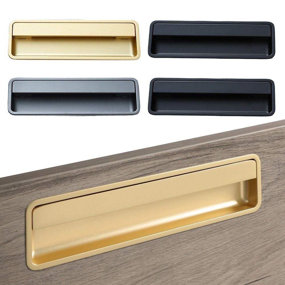 มือจับประตูแบบฝังทำจากอลูมิเนี - Furniture Hardware Knobs บทวิจารณ์และราคา