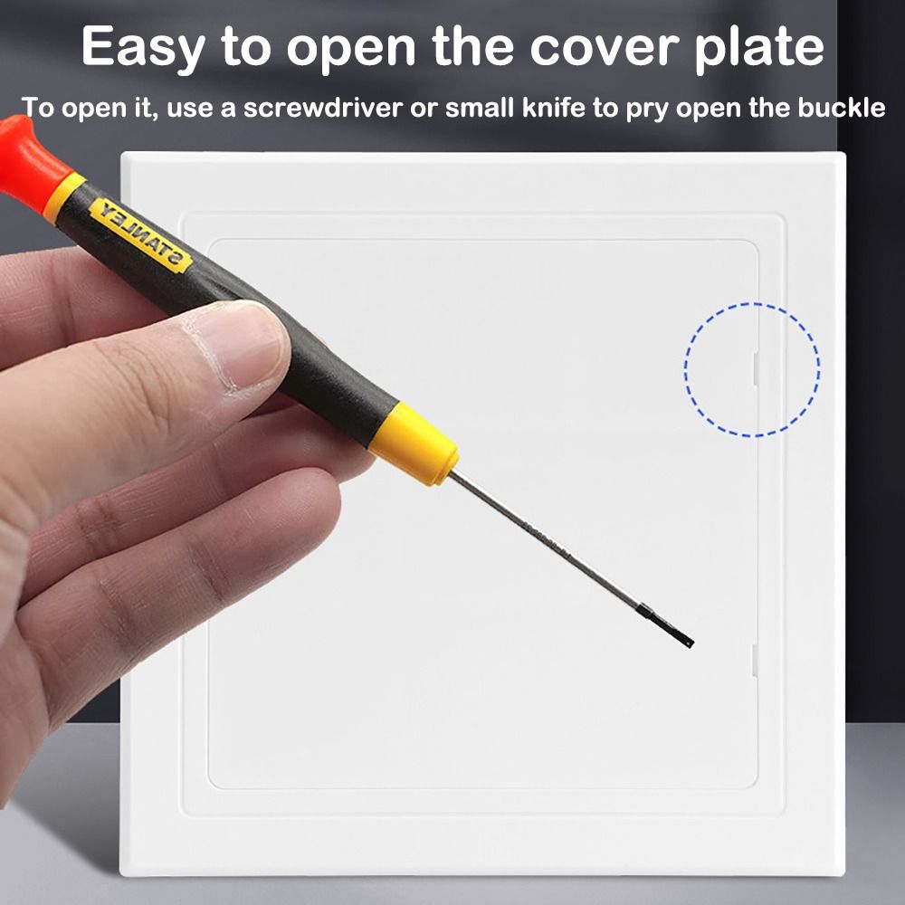 1 PC Self-กาวแผงตรวจสอบ ABS เข - Furniture Hardware Fitting บทวิจารณ์และราคา