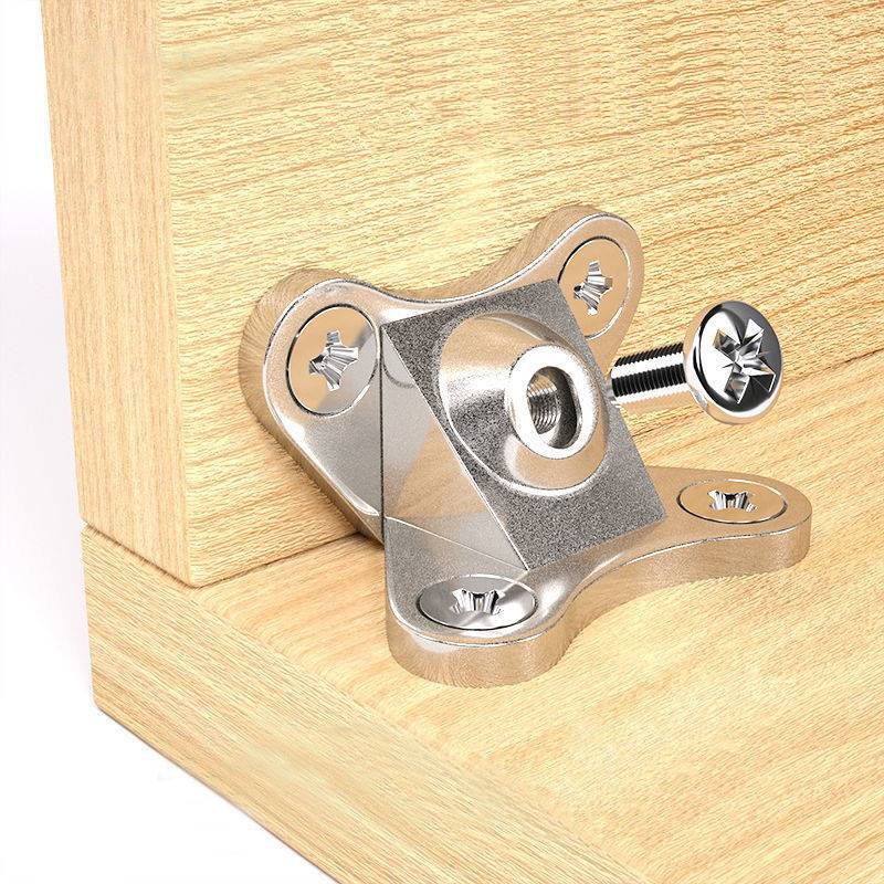 10 ชิ้น/ล็อตโมเดิร์นผีเสื้อขาโ - Corner Bracket Angle บทวิจารณ์และราคา