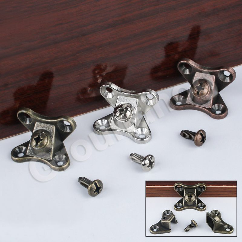 10 ชิ้น/ล็อตโมเดิร์นผีเสื้อขาโ - Corner Bracket Angle บทวิจารณ์และราคา