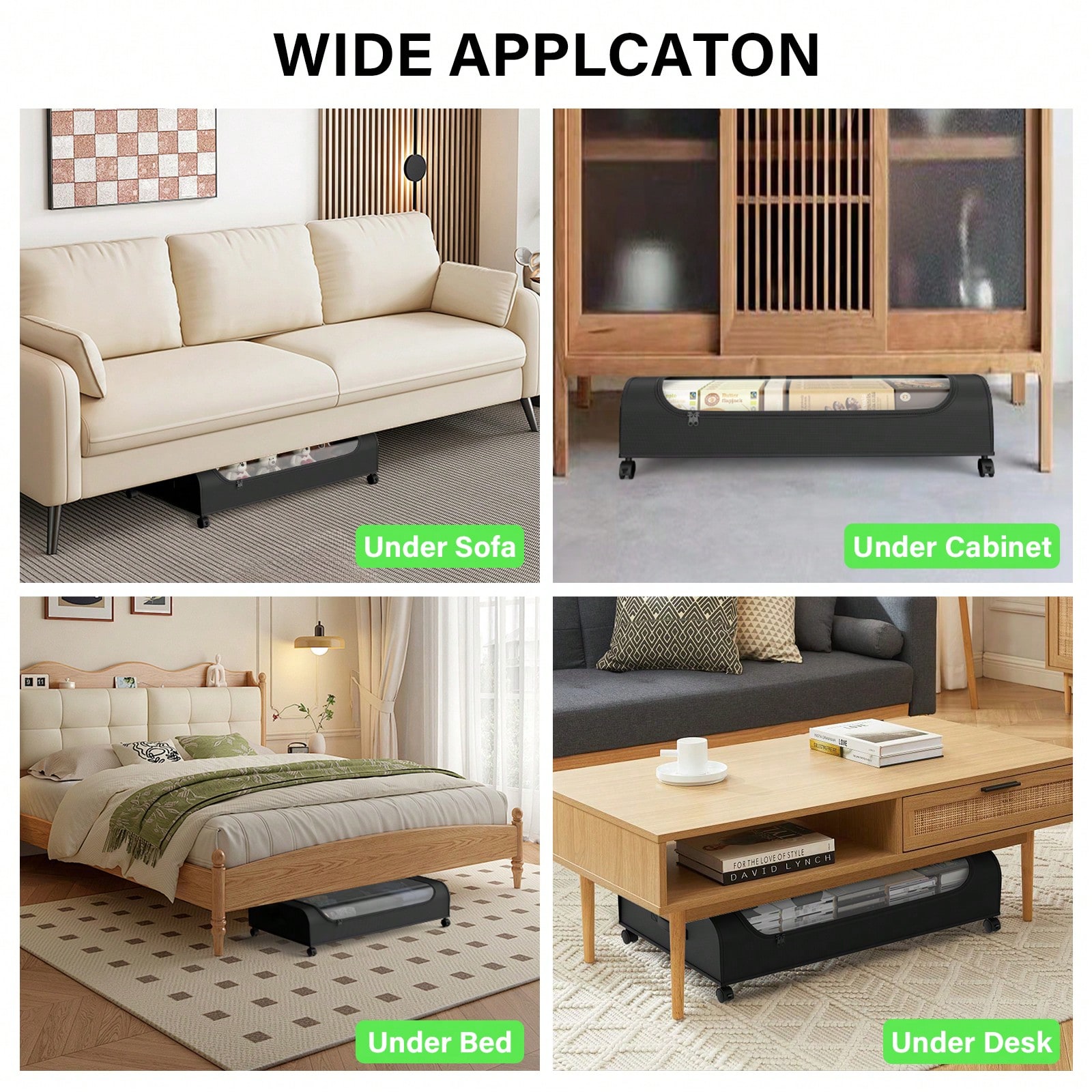 กล่องเก็บของใต้เตียงพร้อมล้อ ฝ - Furniture Hardware For Bed บทวิจารณ์และราคา