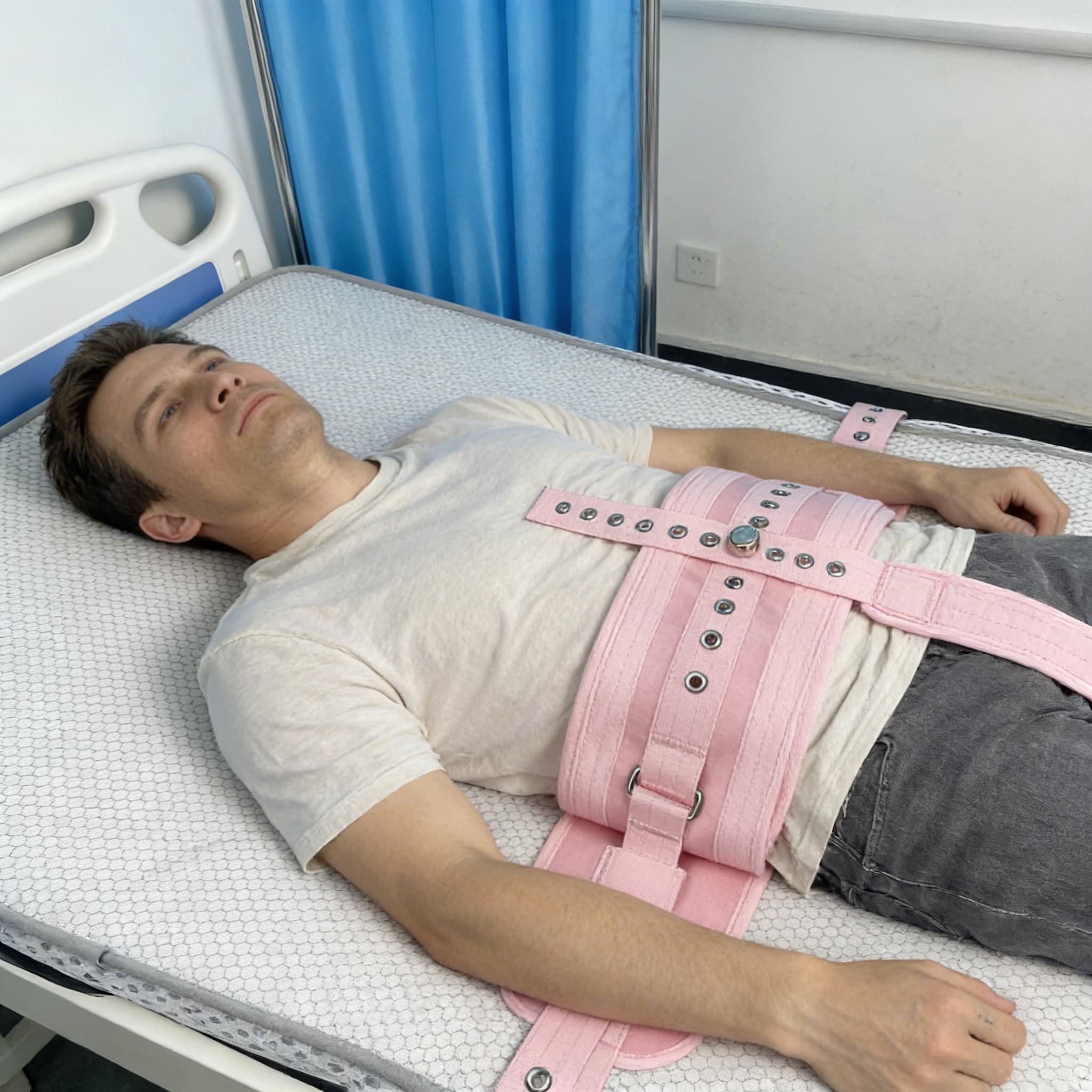 สายรัดเอวและเป้าสีชมพูพร้อมตัว - Furniture Hardware For Bed บทวิจารณ์และราคา
