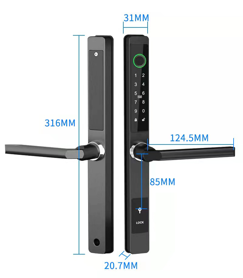 ZHDCOOKEY ล็อคประตูดิจิตอลไบโอ - Furniture Sliding Door Hardware บทวิจารณ์และราคา