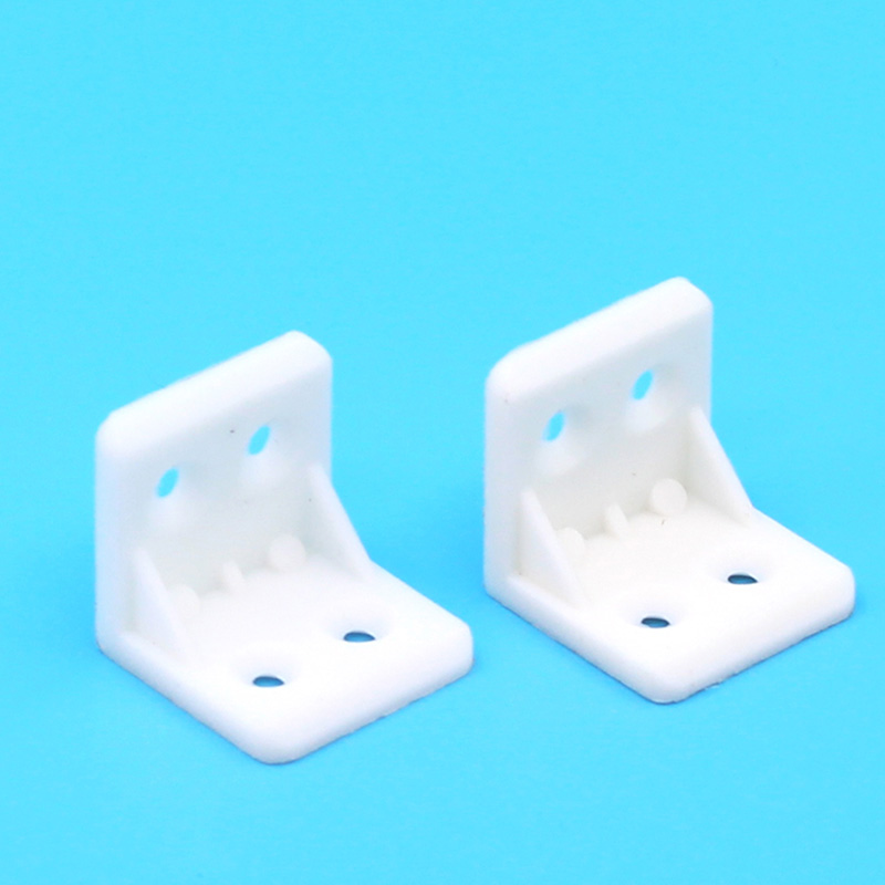 10 ชิ้นไนลอนพลาสติกหนาวงเล็บมุ - Corner Bracket Angle บทวิจารณ์และราคา