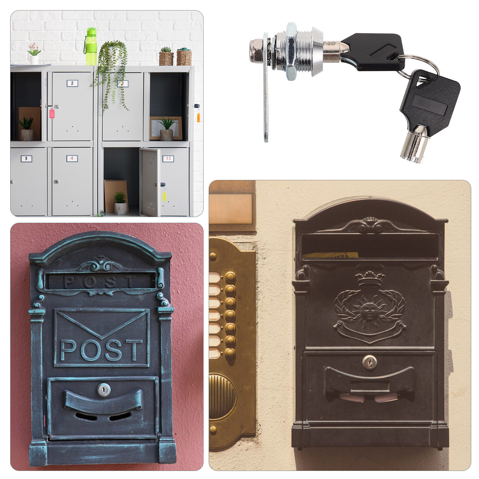 ชุดล็อคแบบลูกบิดทำจากโลหะผสมสั - Furniture Hardware Locks บทวิจารณ์และราคา