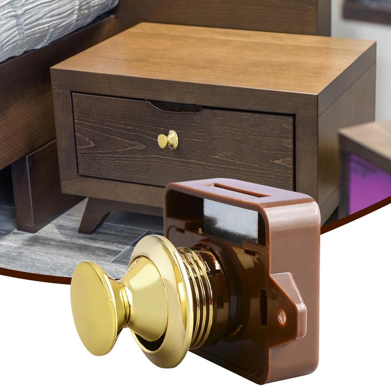 Camper รถ Push ปุ่มสลักล็อค RV - Furniture Hardware Knobs บทวิจารณ์และราคา