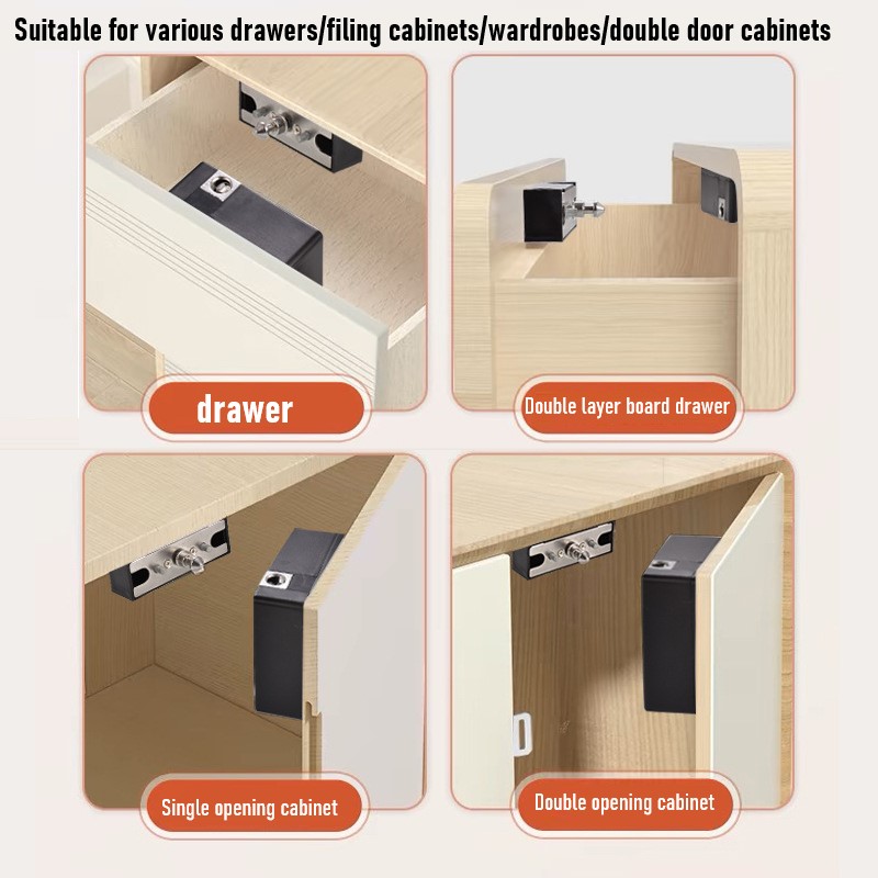 Tuya สมาร์ทตู้ประตูล็อค Keyles - Furniture Hardware Locks บทวิจารณ์และราคา