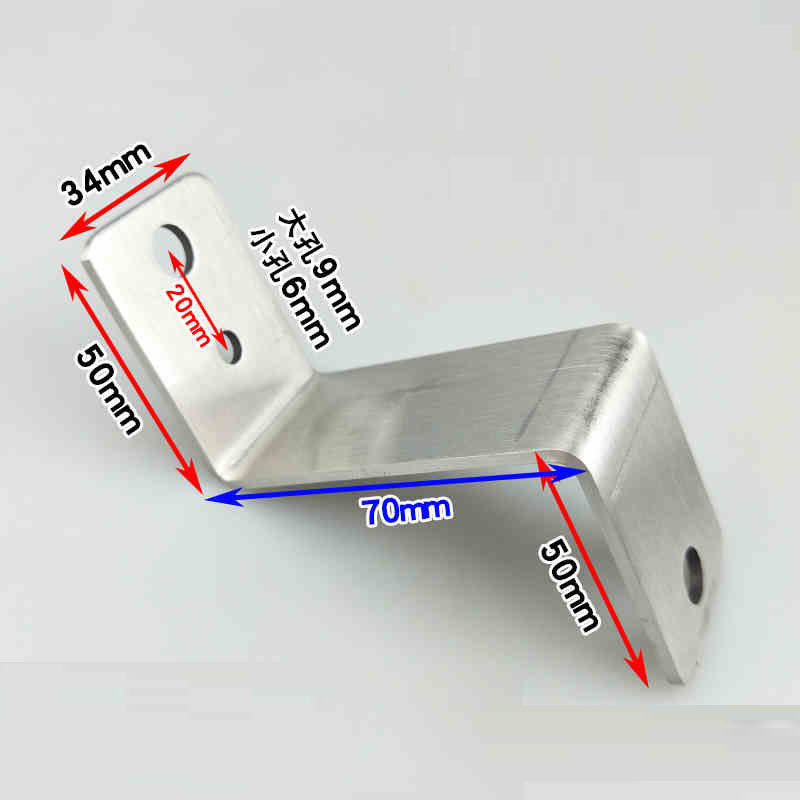 สแตนเลสรูปตัว Z ชิ้นส่วนยึดรหั - Corner Bracket Angle บทวิจารณ์และราคา
