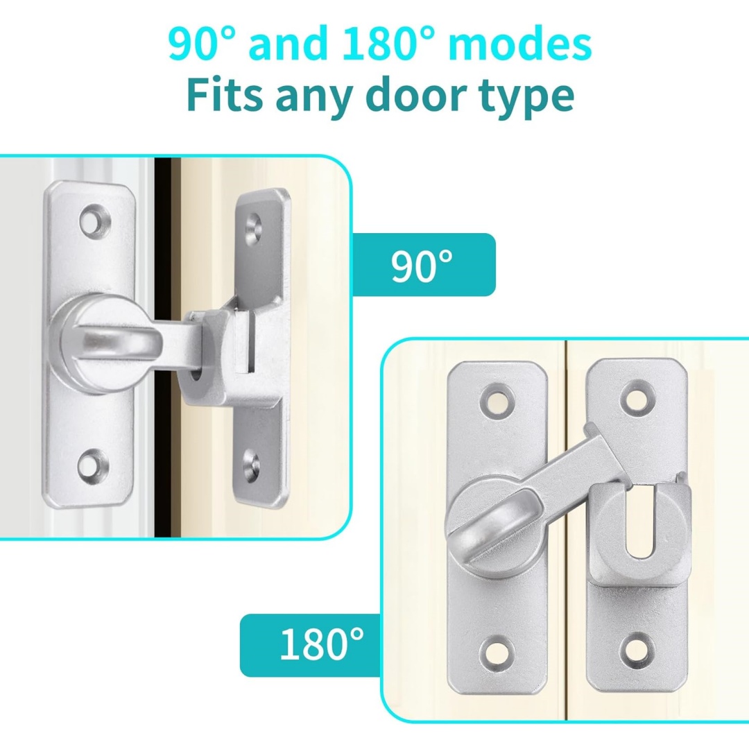 ล็อคประตูบานเลื่อนแบบพับได้ 90 - Furniture Sliding Door Hardware บทวิจารณ์และราคา