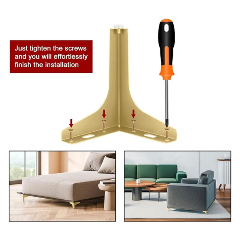 ขาโซฟาโลหะทรงสามเหลี่ยมทันสมัย - Furniture Hardware Replacement บทวิจารณ์และราคา