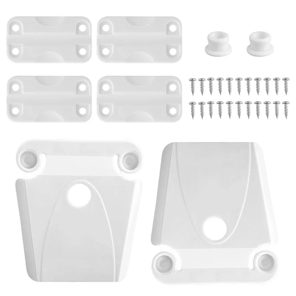 ชุดเปลี่ยนบานพับ 4 ชิ้นและกลอน - Furniture Hardware Replacement บทวิจารณ์และราคา