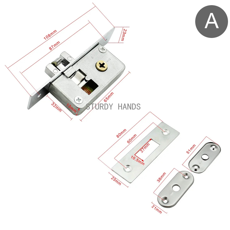 โลหะผสมพินล็อคประตูบานเลื่อนที - Furniture Sliding Door Hardware บทวิจารณ์และราคา