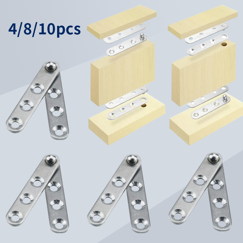 4/8/10 ชิ้นบานพับแบบหมุนได้ ใช - Used Furniture Hardware บทวิจารณ์และราคา