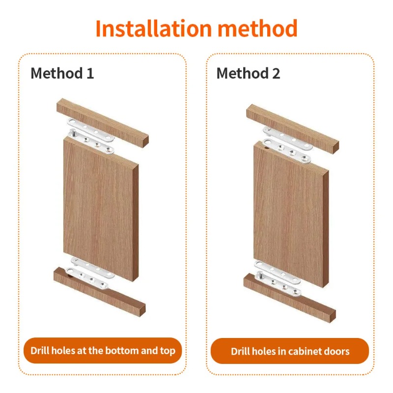 4/8/10 ชิ้นบานพับแบบหมุนได้ ใช - Used Furniture Hardware บทวิจารณ์และราคา
