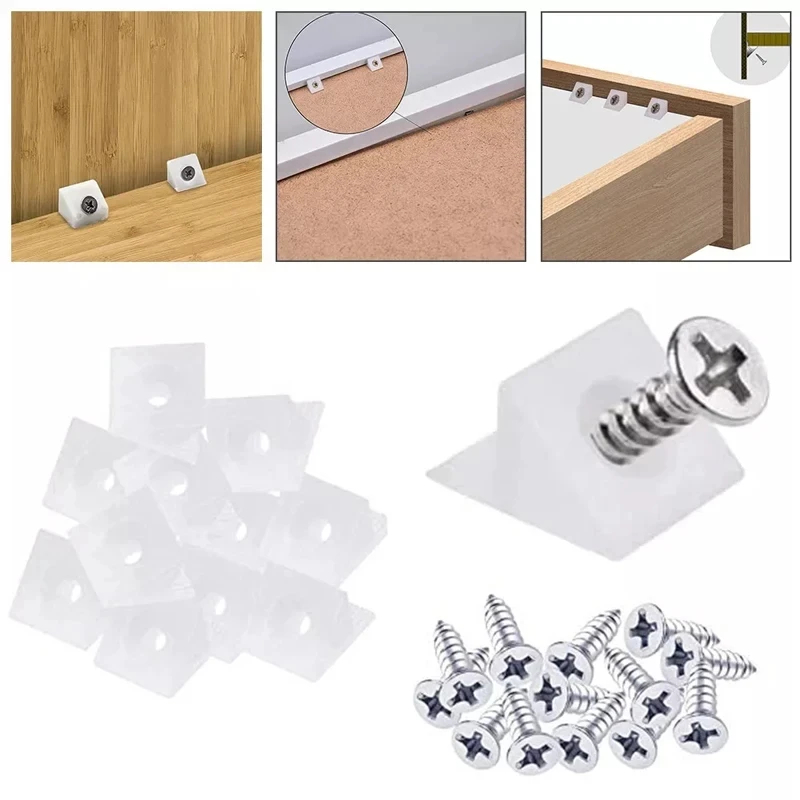 20/40/60/80/100pcs ลิ้นชัก Wed - Corner Bracket Angle บทวิจารณ์และราคา